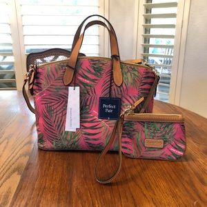 Dooney & Bourke tropical siesta Satchel & Wristlet